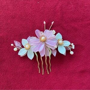 Handmade floral hair accessory